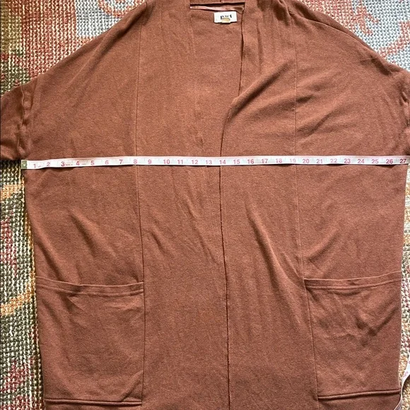 Pact 100% Organic Cotton Brown Cardigan Size XS - Picture 6 of 10